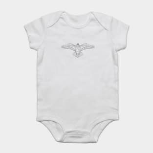 geometric eagle style Baby Bodysuit